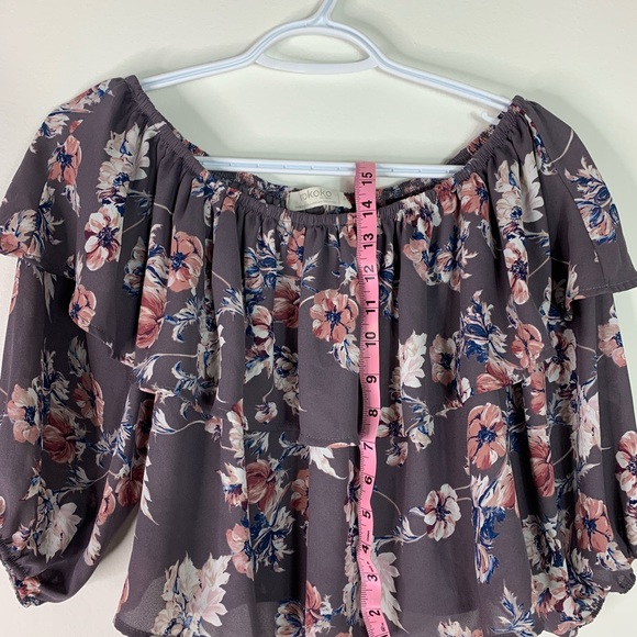 Rokoko by Dazz purple crop top - Picture 7 of 7